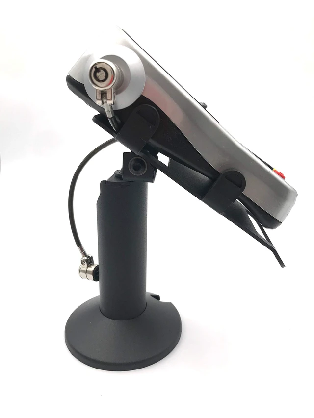 Alt view image 5 of 5 - Tether Lock and Security Cable: Device to DCCStand Swivel Stand, Two Keys 8 Inches (Black)
