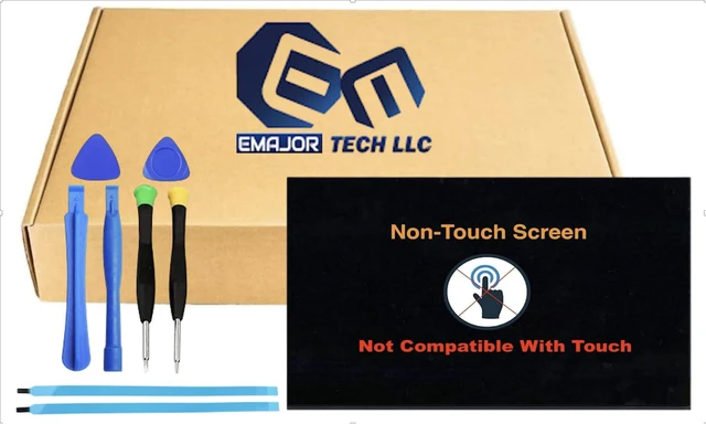 Main image of New Screen Replacement for LP160WQ2-SPD1 LP160WQ2 (SP)(D1) 2560X1600 QHD 120Hz Non-Touch LCD LED Display with Set of Tape and Tools