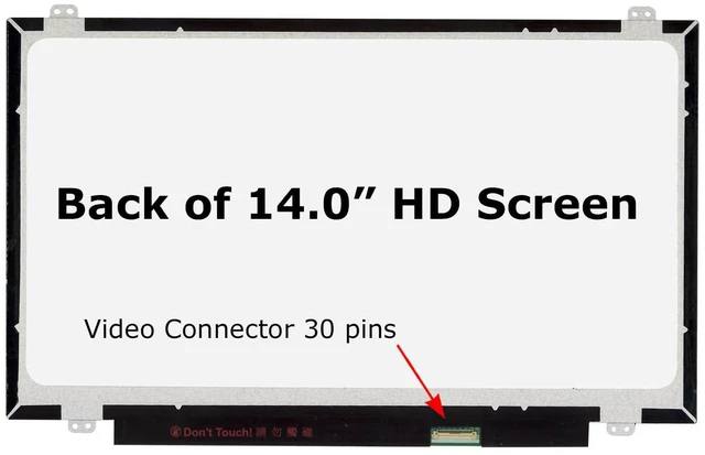 Alt view image 2 of 6 - New Screen Replacement for LP140WH8(TP)(H1) Glossy HD 1366x768 LCD LED Display with Tools