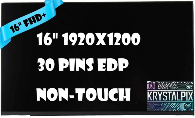 Main image of New LCD Display FITS- Replacement LCD for HP Elitebook 860 G9 860 G10 G11 LCD Screen 1920x1200 N14763-001 M74471-ND1 LCD Display Screen Panel Replacement 30Pin Non-Touch Screen