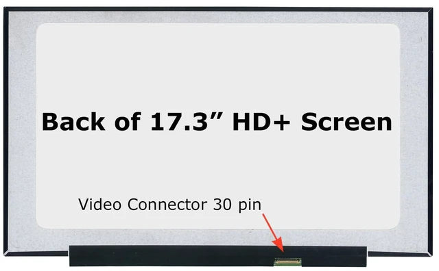 Alt view image 2 of 7 - Screen Replacement for Lenovo IdeaPad 3 17ABA7 82RQ Grade A+ HD+ 30pin Matte 17.3" LED LCD Display with Tools