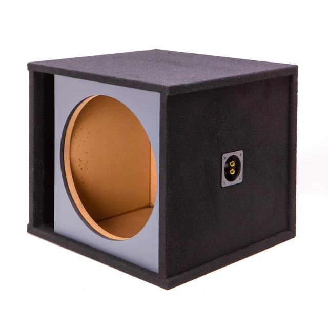 Alt view image 2 of 7 - Car Audio Single 15" Slot Vented Paintable Baffle Stereo Sub Box Enclosure