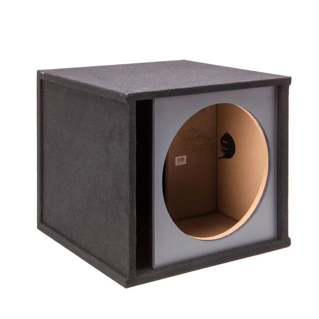 Alt view image 5 of 7 - Car Audio Single 15" Slot Vented Paintable Baffle Stereo Sub Box Enclosure