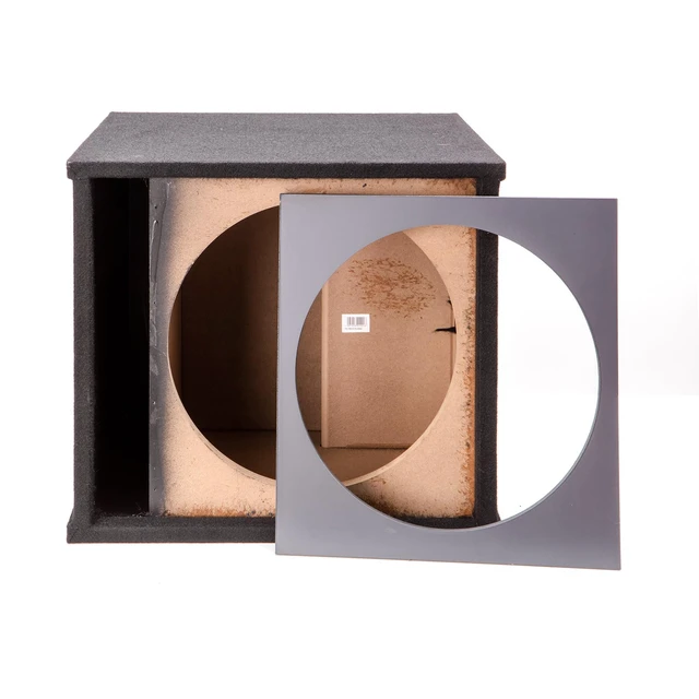 Alt view image 4 of 7 - Car Audio Single 15" Slot Vented Paintable Baffle Stereo Sub Box Enclosure