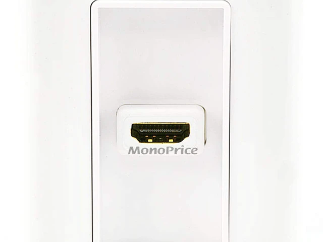 Alt view image 4 of 4 - A/V WallPlate,HDMI w/Ext,1P,White