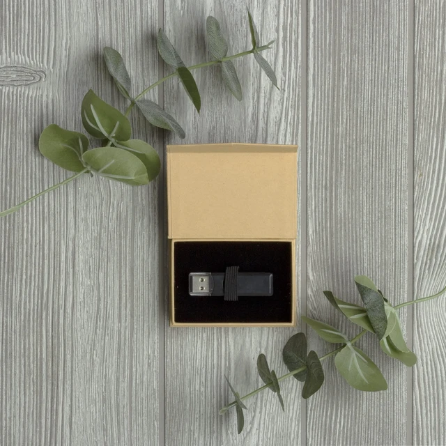 Alt view image 6 of 7 - Natural Kraft Paper Flash Drive Box - Pack of 10