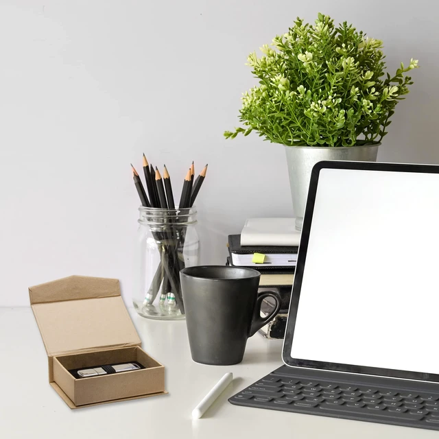 Alt view image 5 of 7 - Natural Kraft Paper Flash Drive Box - Pack of 10