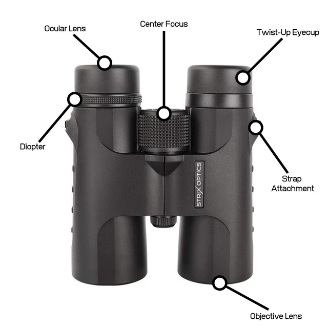Alt view image 3 of 4 - Wren Birdwatching Binoculars 7122 8 x 32