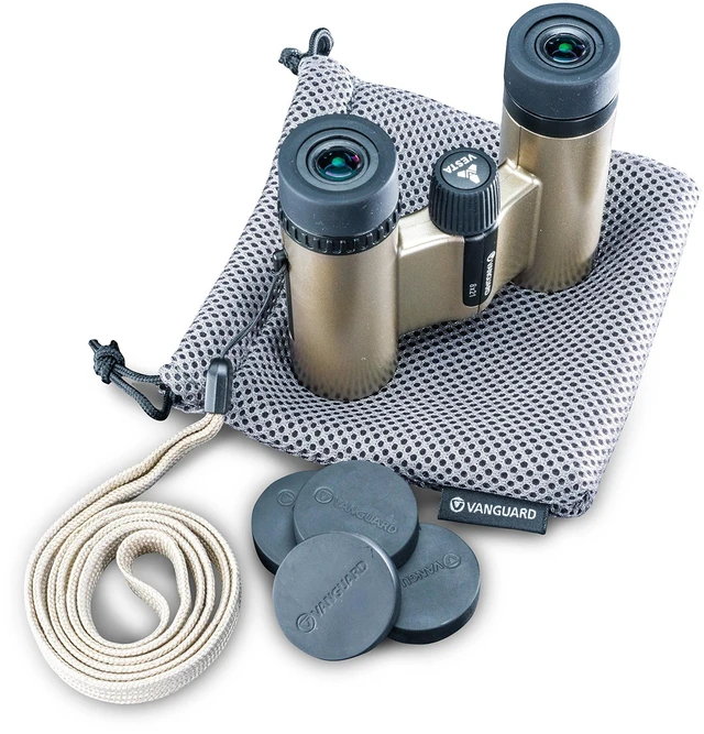 Alt view image 5 of 5 - Vesta 8 x 21 Compact Binocular - Champagne