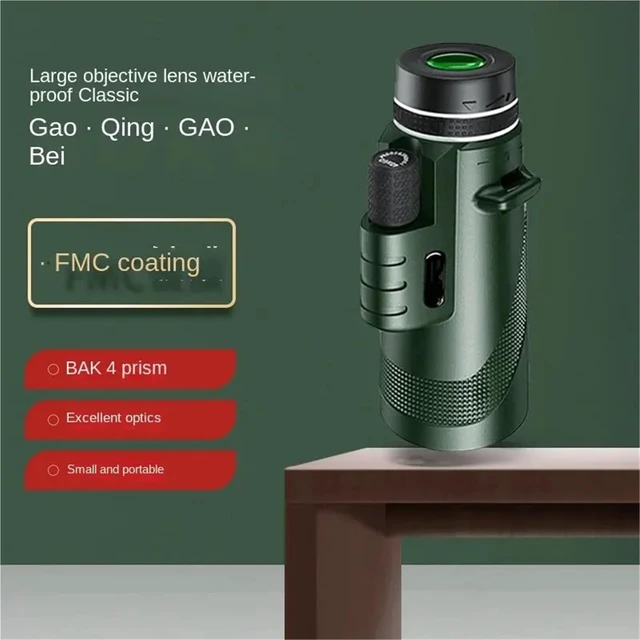 Alt view image 3 of 7 - Mini Telescopes, High Definition Single Tube Telescope, Compact and Portable, Dual-Purpose Day and Night,Pocket Telescope(HD Military Green)