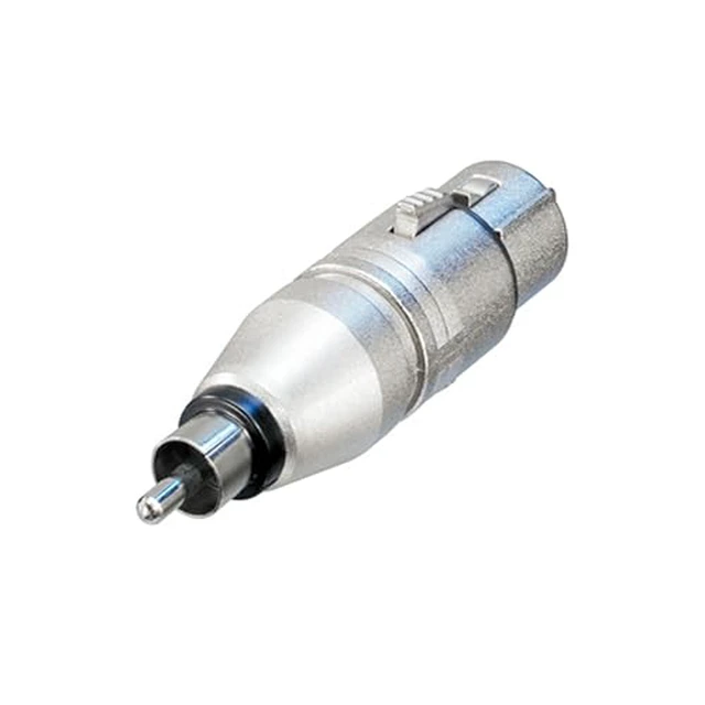 Alt view image 3 of 3 - NA2FPMM RCA XLR Silver Cable Interface/Gender Adapter