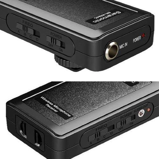 Alt view image 6 of 7 - SR-WM4C Wireless Lavalier Microphone System for Canon 6D 600D 5D2 5D3 Nikon D800 Sony DV DSLR Camcorders
