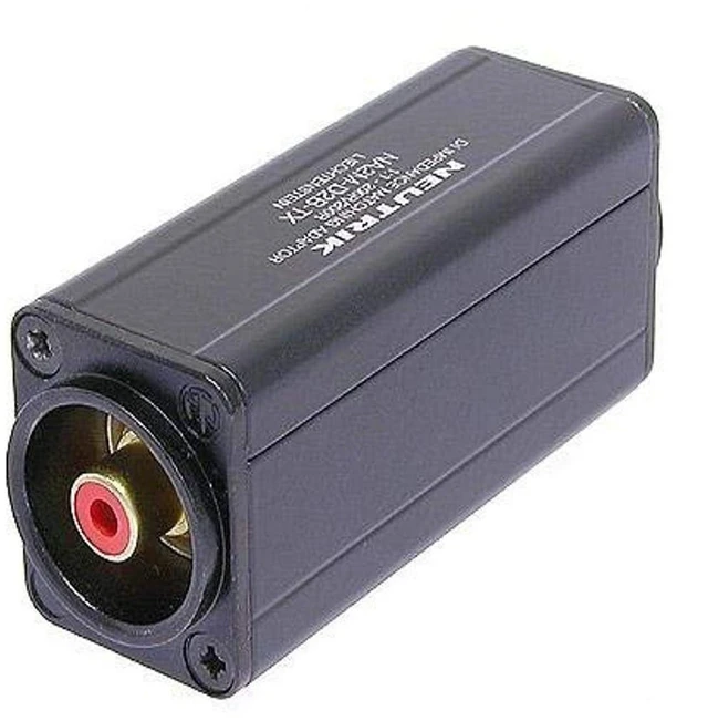 Main image of XLR/RCA 3-Pin XLR RCA Black Cable Interface/Gender Adapter