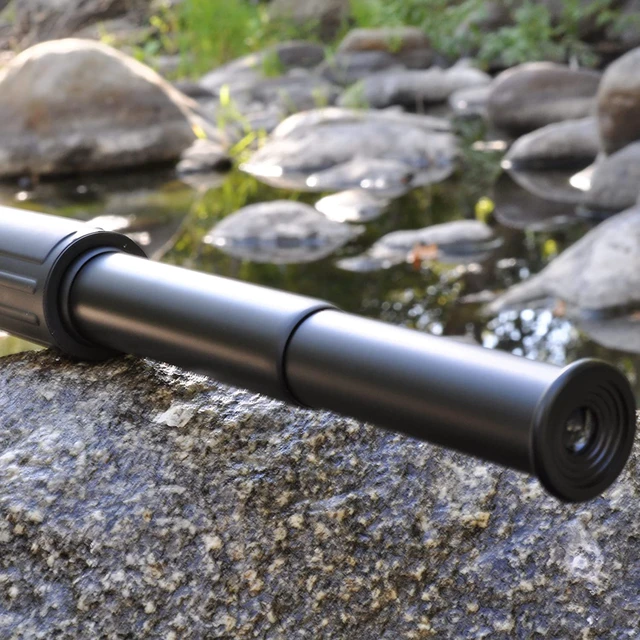 Alt view image 4 of 7 - HMV-B-TELESCOPE 12x30 Ruby Lens Rubber Armored Telescope