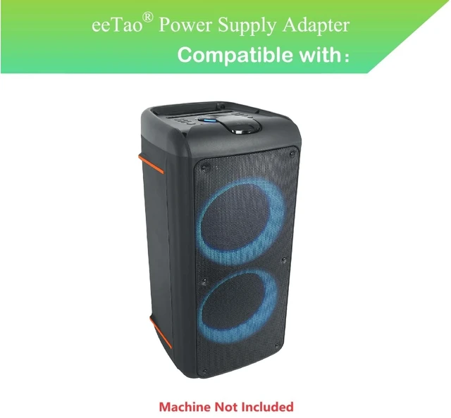 Alt view image 2 of 5 - Power Cord for Rockville Rock Party 9 Portable Bluetooth Speaker Karaoke 100V-240V Replacement AC Charging Cable Power Supply