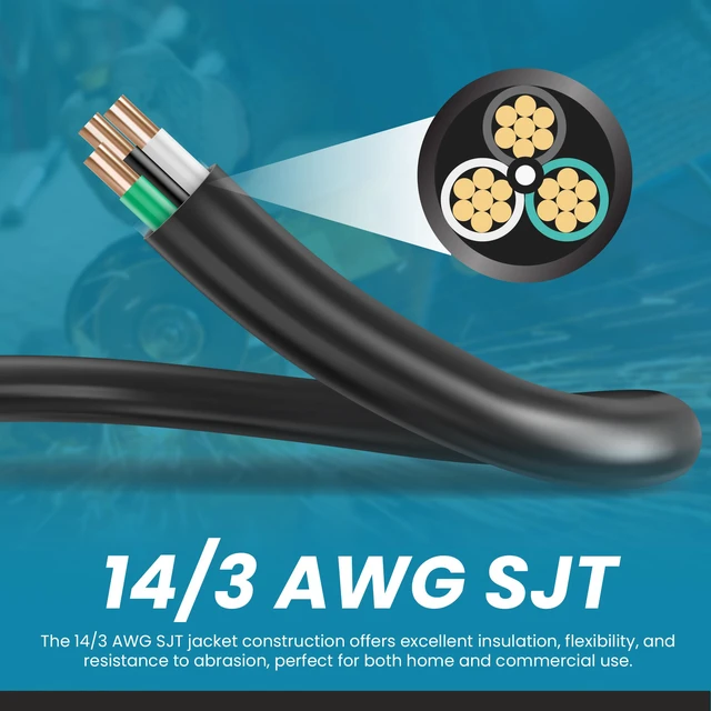 Alt view image 4 of 7 - IronBox Electric - Heavy Duty 6-15P to C19 Power Cord - Rated for 15A/250V, 12/3 AWG SJT Jacket - Durable Power Cable for Servers, PDU, IT Equipment - Ideal for Data Centers & Offices (3 ft, Molded)