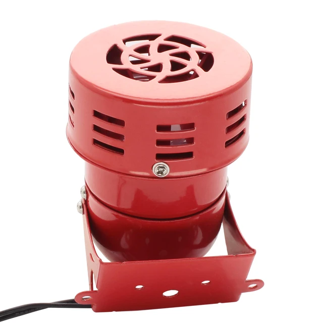 Alt view image 2 of 6 - Motor Horn Buzzer Siren 12V Decibel Security (116 Decibels), MS-190 Siren for Home, Residential Areas, Industries, Stores and Control Systems
