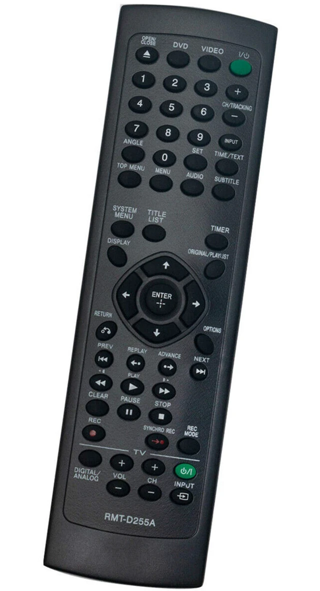 Alt view image 2 of 3 - New RMT-D255A Replace Remote Control Compatible with Sony VCR DVD RDR-RDRVX535 RDRVX560VX535 RDR-VX560