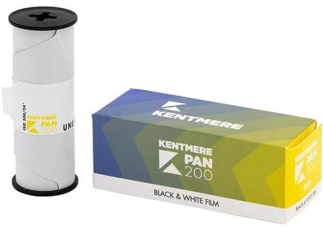 Main image of 2 Rolls Kentmere Pan 200 Black & White 120mm Negative Film