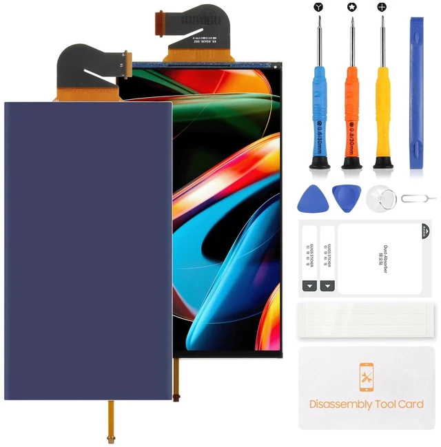 Main image of for Nintendo Switch Lite Screen Replacement, Replacement LCD Display Panel with Repair Kit & Tempered Glass, Fix Cracked Broken Screen and Dead Pixels, Easy DIY Repair Replacement Part