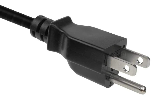 Alt view image 3 of 4 - 15ft Standard Computer Power Cord NEMA 5-15P to IEC 320 C13-25AWG Replacement AC Power Cable for PC or Monitor - 125V, 10A
