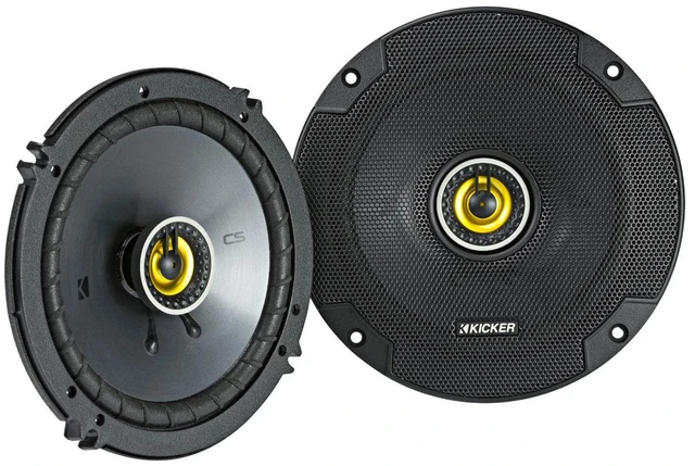 Alt view image 2 of 5 - Kicker 46CSC654 CSC65 6 1/2" Car Speakers Pair with Sound Dampening Kit CS Series 6.5 Inch Coaxial Door Upgrade, Deadening Mat Cuts Road Noise, Tighter Bass, Cleaner Highs, Complete Install Bundle