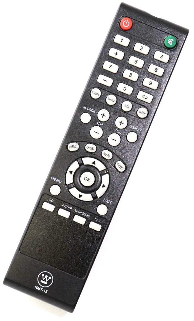 Main image of New RMT-15 TV Remote Control for Westinghouse VR-3226 VR-3235 LD-4080 LD-4070Z
