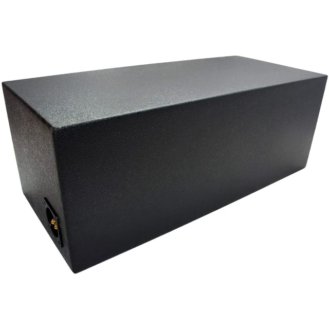 Alt view image 4 of 4 - Dual 10 Inch Vented Sub Box Ported Subwoofer Enclosure Armor Coated - ASC Universal fit for cars trucks and SUVs, rugged scratch-resistant liner, holds 2 speaker drivers, deep loud bass, MDF build