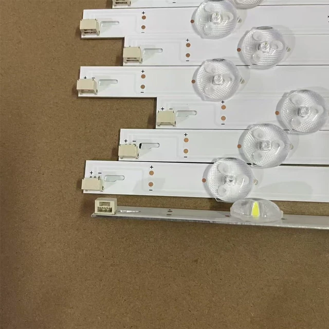 Alt view image 4 of 7 - LED Backlight Strips for 4708-K43WDC-A4113N41 K430WD1 A4 43LF621U21 43LF621C21