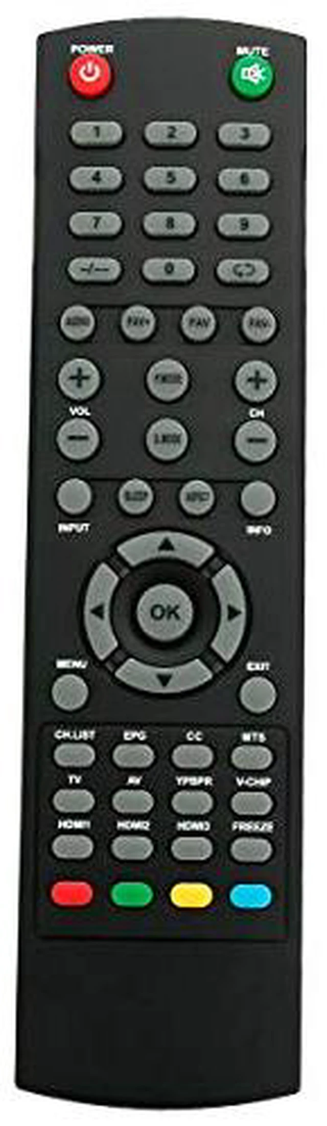Alt view image 5 of 6 - New XK-231A Remote Control Compatible with RCA TV RLED6090 RTU4002 RTU5540-B RLDED4016A-H