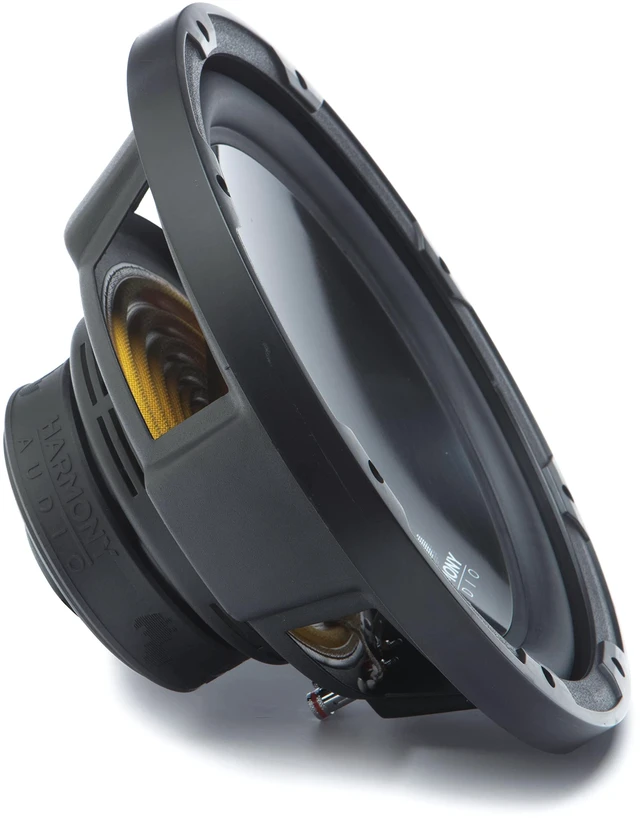 Alt view image 7 of 7 - 12" Subwoofer Single 4 Ohm 600 Watt Rhythm Series Budget deep bass upgrade, easy wiring, durable cone build, great first system, 12 inch size