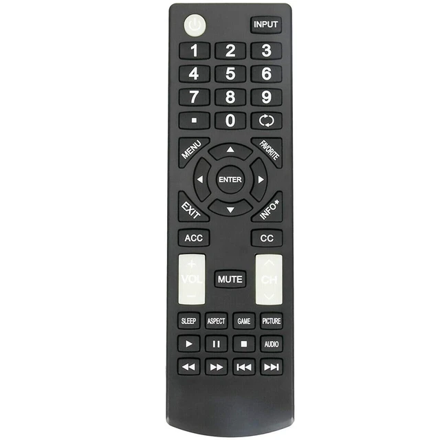 Alt view image 3 of 3 - Remote for Insignia TV NS-39D310NA19 NS-19D310NA19 NS-24D310NA19 NS-22D510NA19