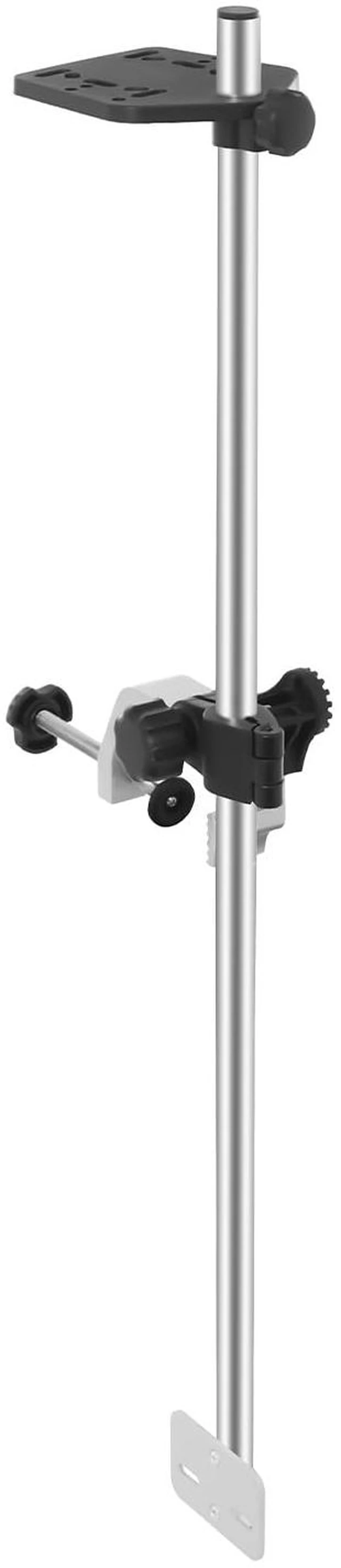 Main image of Universal Portable Transducer Bracket, Adjustable 360° Rotating Fish Finder Mount for Kayak & Boat, Heavy-Duty Aluminum & Nylon Holder Fits All Fishing Rods & Sonars (3.15" Clamp)
