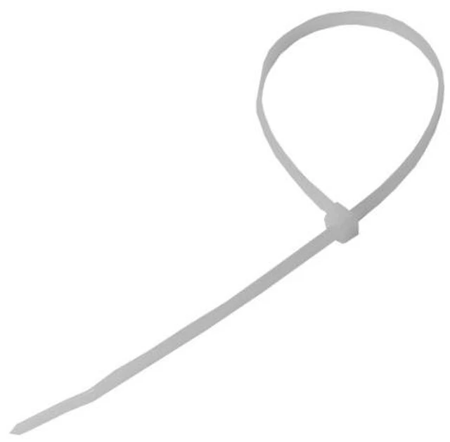 Main image of 1000 PCS/Pack 6" Inch 6 White Network Cable Cord Wire Tie Ties Strap 30 Lbs Zip Nylon
