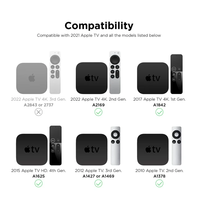 Alt view image 6 of 7 - T4 Case for Apple TV 4K & HD for All Apple TV Models (2021 & Earlier) (Black)