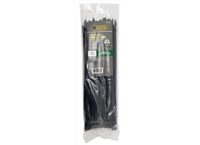 Alt view image 3 of 3 - 3004688 11 in. Cable Tie44; Black - Pack of 100