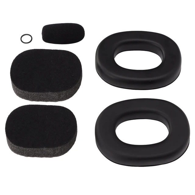 Main image of Aviation Headset Ear Pad, Noise Reduction Silicone Ear Cushions, for David Clark, for Avcomm, for Pilot USA, for ASA, for Headsets