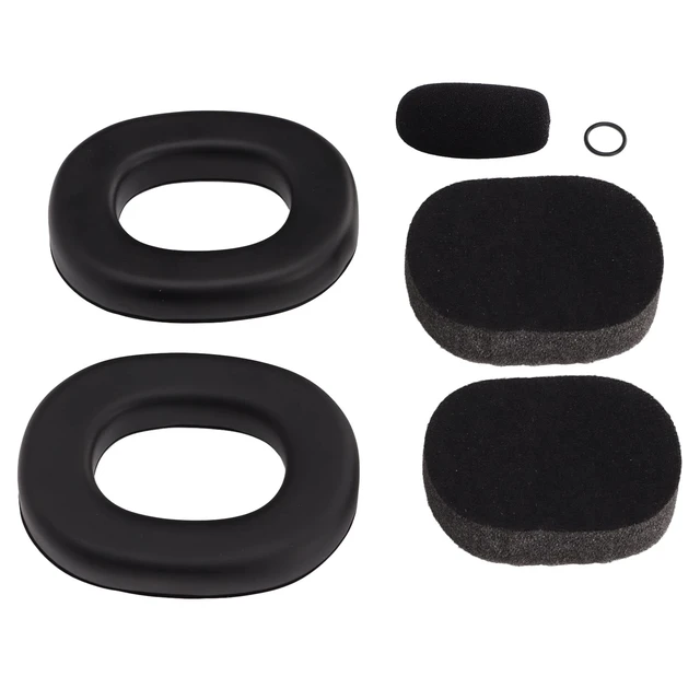 Alt view image 6 of 7 - Aviation Headset Ear Pad, Noise Reduction Silicone Ear Cushions, for David Clark, for Avcomm, for Pilot USA, for ASA, for Headsets