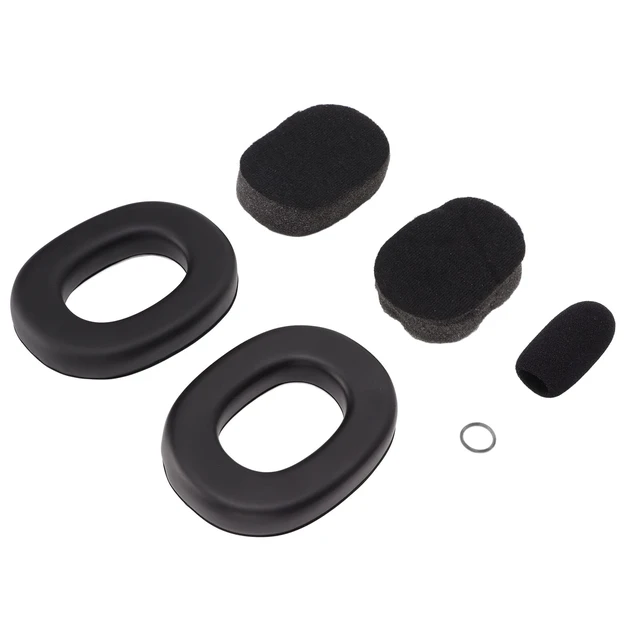 Alt view image 7 of 7 - Aviation Headset Ear Pad, Noise Reduction Silicone Ear Cushions, for David Clark, for Avcomm, for Pilot USA, for ASA, for Headsets