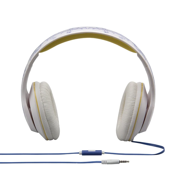 Alt view image 3 of 7 - Disneys Beauty and the Beast Over Ear Headphones with Award-Winning iHome Sound -Best Over Ear Headphones with Mic & Answer Call Button by