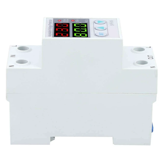 Alt view image 7 of 7 - Voltage Protector Over Under Voltage Adjustable 3PCS SVP-916 100-130VAC for Electrical Equipment Delay Reset