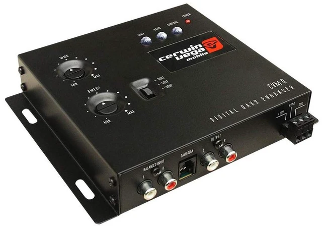 Main image of Vega Series Digital Bass Enhancer Car Audio System Accessory for Deep Bass Includes Dash Remote Control Bass Knob (CVM0)