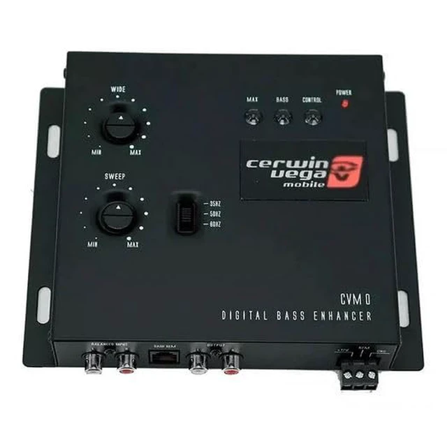 Alt view image 2 of 5 - Vega Series Digital Bass Enhancer Car Audio System Accessory for Deep Bass Includes Dash Remote Control Bass Knob (CVM0)