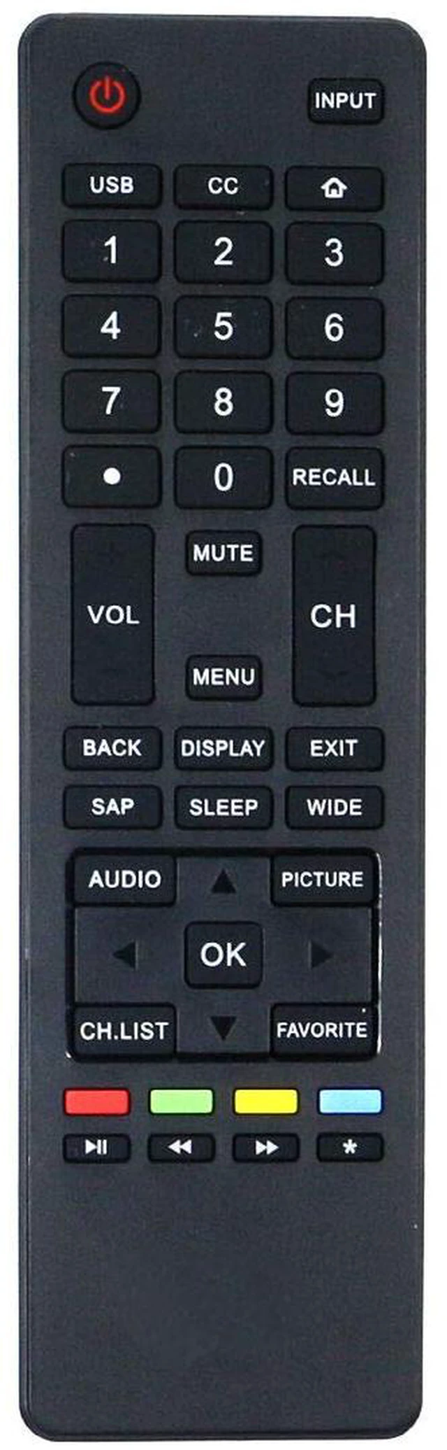 Main image of New HTR-A18M Remote Control Replace for Haier TV 55D3550 40D3500M 48D3500 32D3000 65D3550 LE58F3281