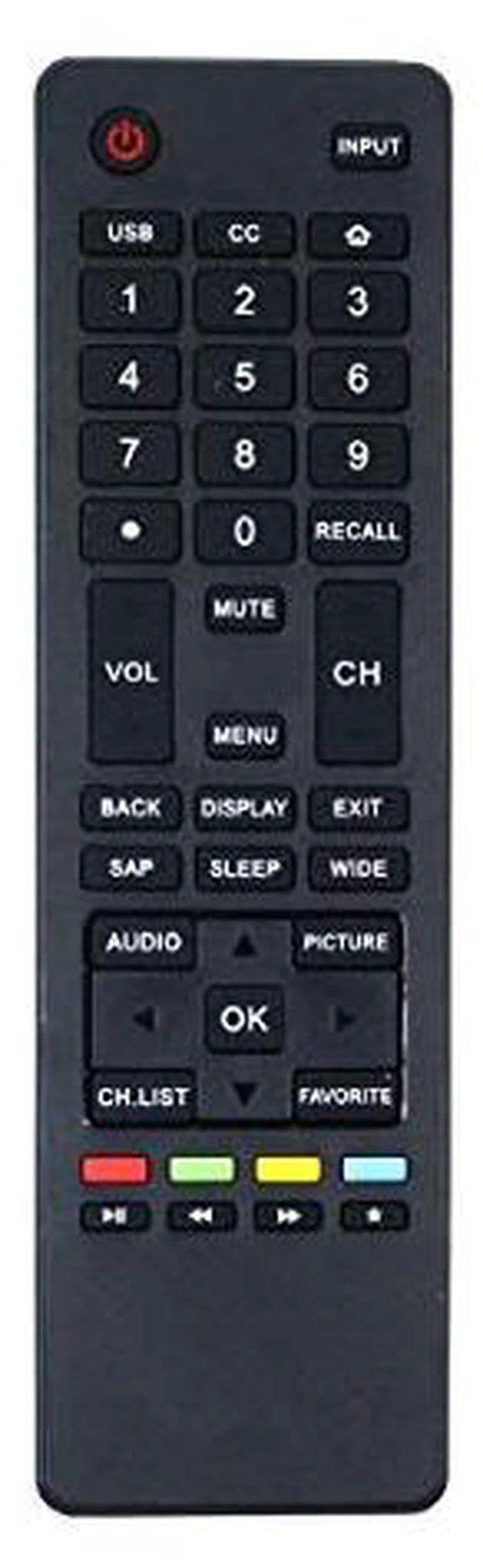 Alt view image 3 of 4 - New HTR-A18M Remote Control Replace for Haier TV 55D3550 40D3500M 48D3500 32D3000 65D3550 LE58F3281