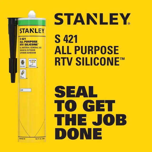 Alt view image 2 of 6 - S421 All-Purpose RTV Silicone Sealant (24 x 10.1 fl.oz.) 100% Waterproof Clear Caulk | Industrial-Grade Silicone for Kitchen, Bathroom, Shower, Window, Door, Indoor & Outdoor Use | 24 Pack