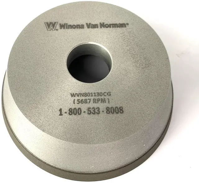 Main image of WVN Six-Inch CBN Flywheel Grinding Wheels - Arbor Size 1-1/4" - Various Types (CBN Graphite)