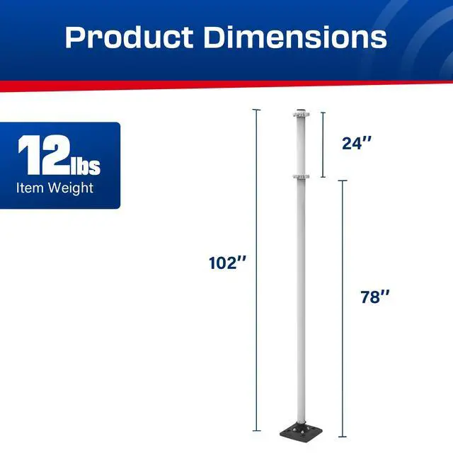 Alt view image 4 of 6 - Impact Recovery - Sta-Rite Flexible Sign Post - Sign Holder for Handicap Parking Signs - Made in the USA - 102
