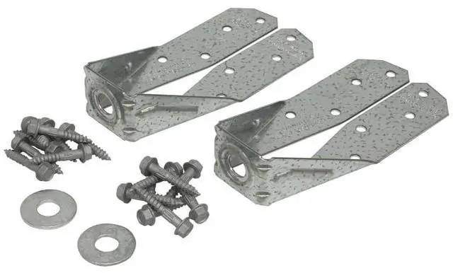 Main image of DTT2Z DTT ZMAX Galvanized Deck Tension Tie for 2X Including 1-1/2 Inch Strong Drive SDS Screws, 14 Gauge Deck and Fence Connector (Pack of 4)