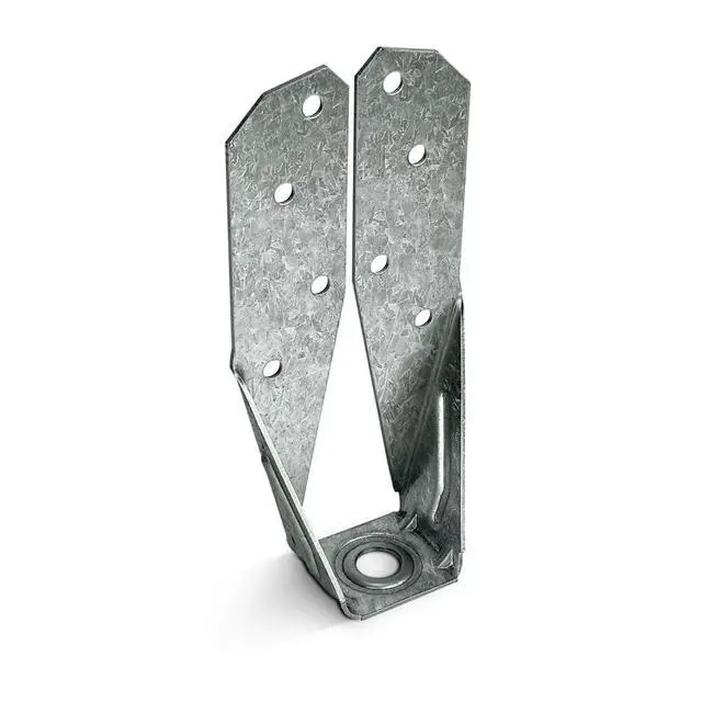 Alt view image 3 of 6 - DTT2Z DTT ZMAX Galvanized Deck Tension Tie for 2X Including 1-1/2 Inch Strong Drive SDS Screws, 14 Gauge Deck and Fence Connector (Pack of 4)